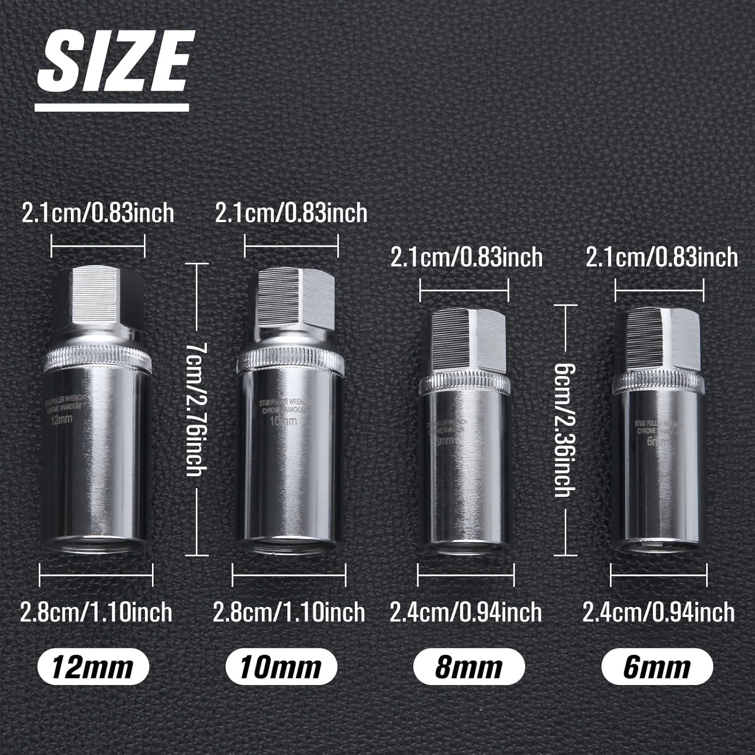 Metric Stud Removal Tool 4 Pieces Stud Extractor Set Stud Removal Set Broken …