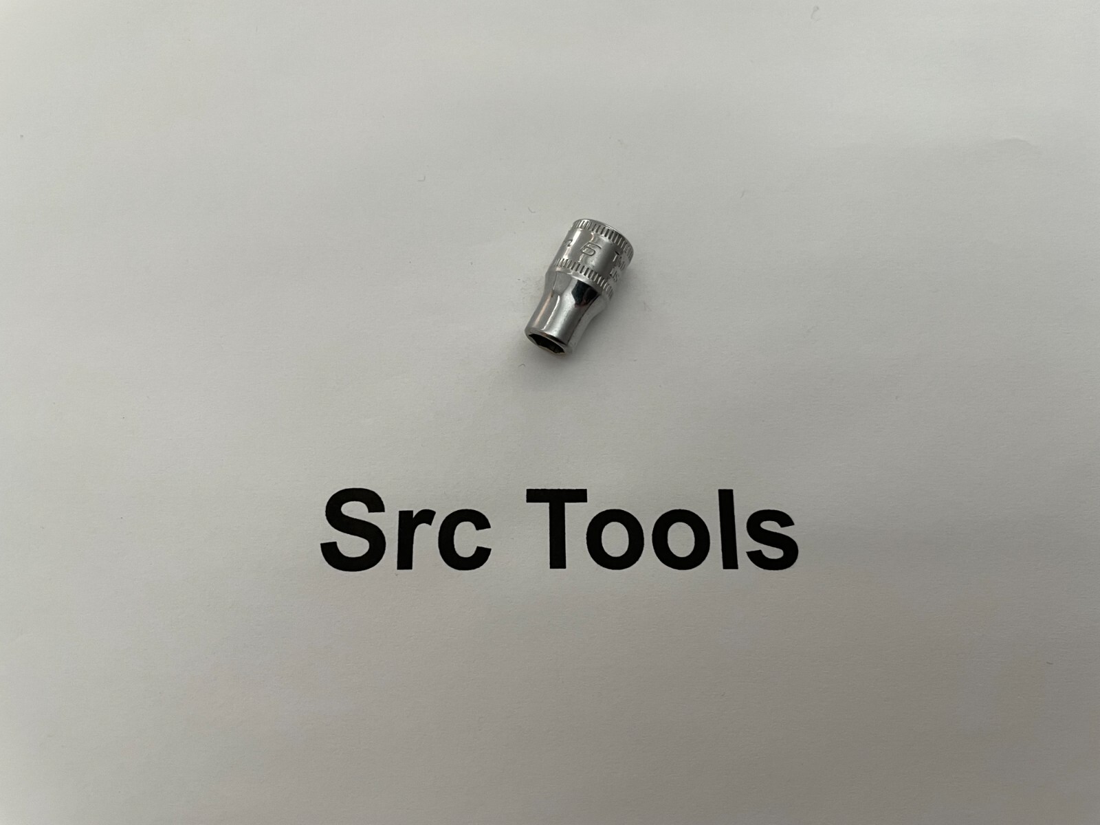 Snap-On Tools USA 1991 1/4″ Drive 6pt 6mm Metric Shallow Chrome Socket TMM6