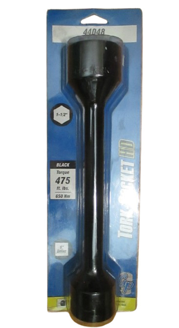 Grey Pneumatic 1″ Drive 1-1/2″x475 ft.lbs Tork Socket HD Black 650 Nm 44048