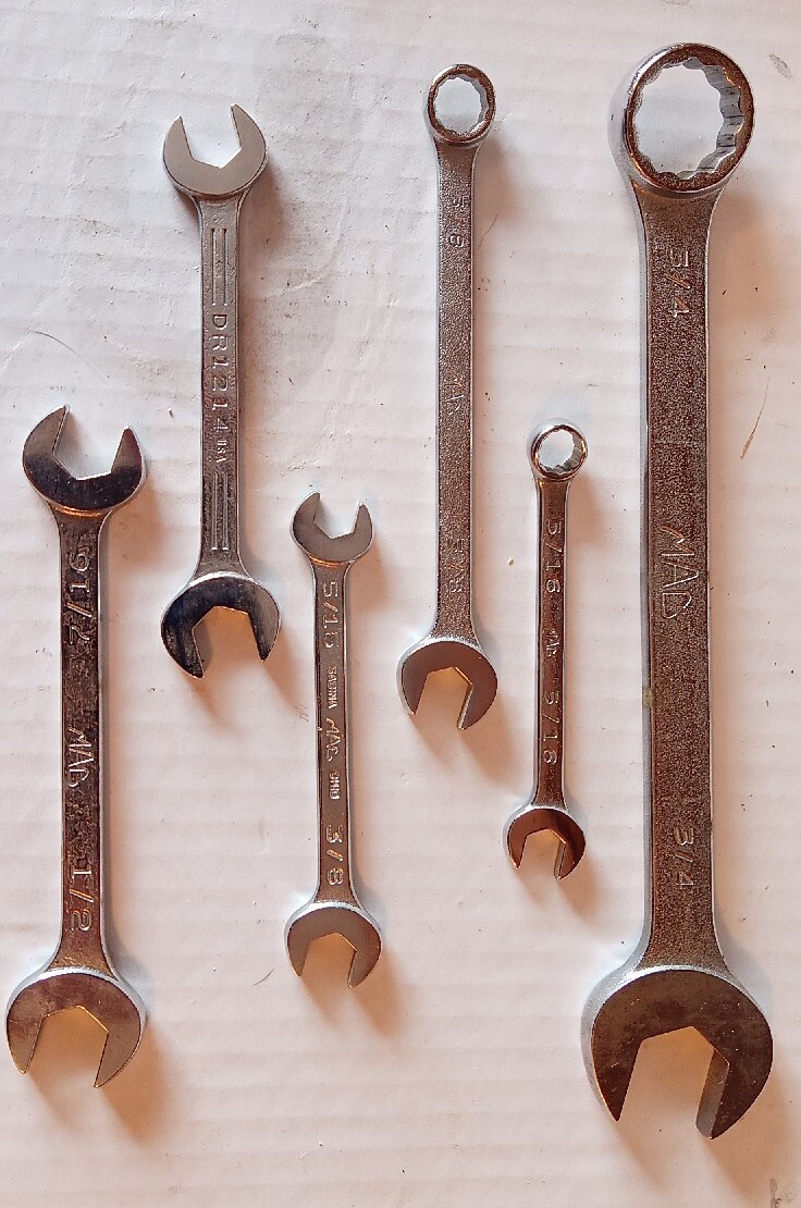 MAC Tools Wrenches Combination/Open End Free Ship SOLD EACH