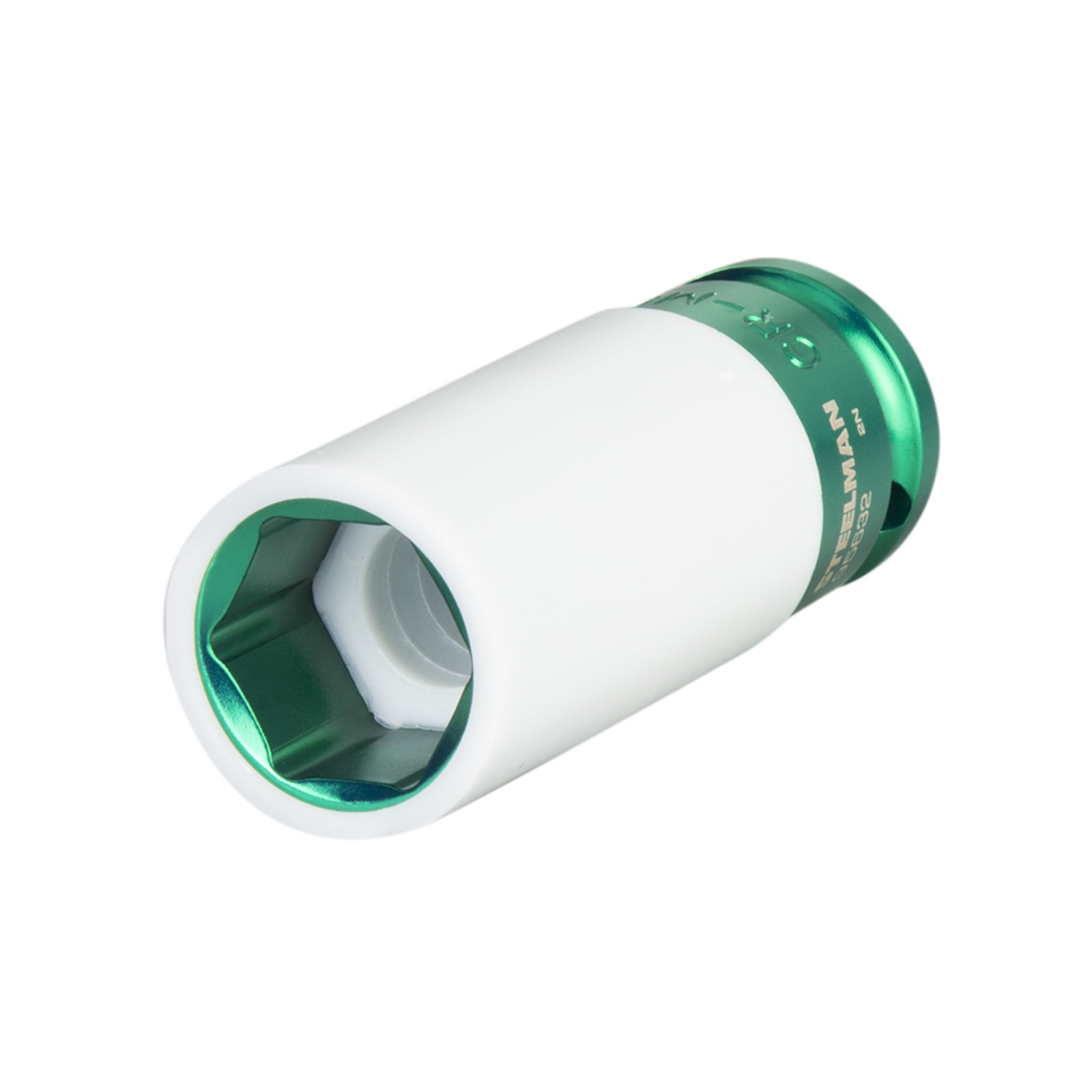 Steelman 1/2 in. Drive 22mm Nylon Impact Socket, Green 95632