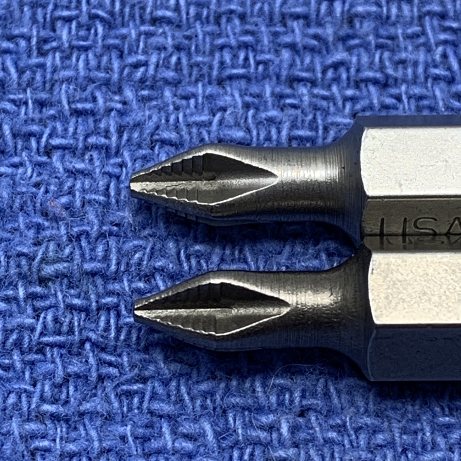 2 Snap on USA NEW 1/4″ Hex #1 Phillips ACR Screwdriver Bits SDM221IRB