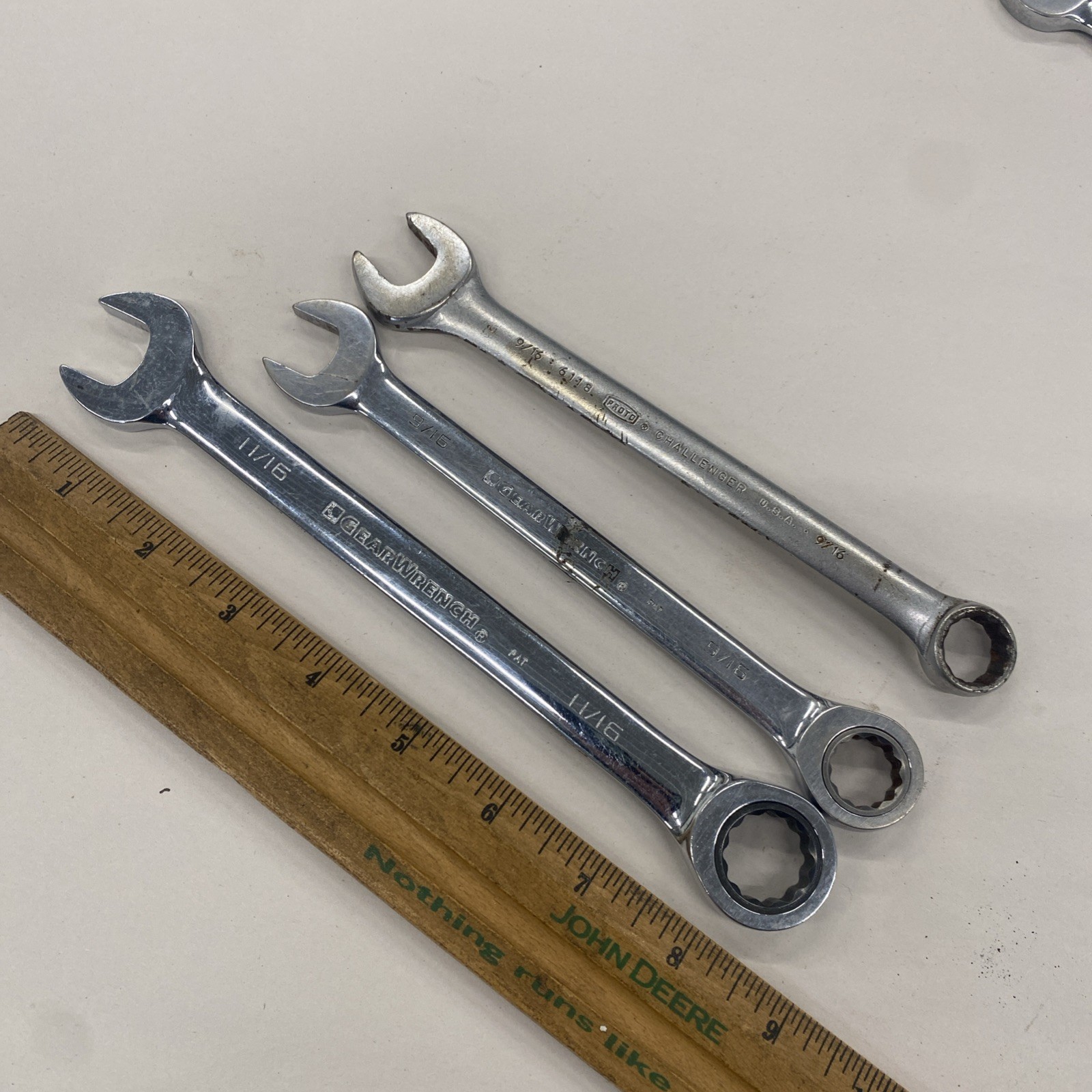 VINTAGE S-K, SK, GearWrench Mac etc. Wrenches/Ratchet Lot of 12, USED READ M0402