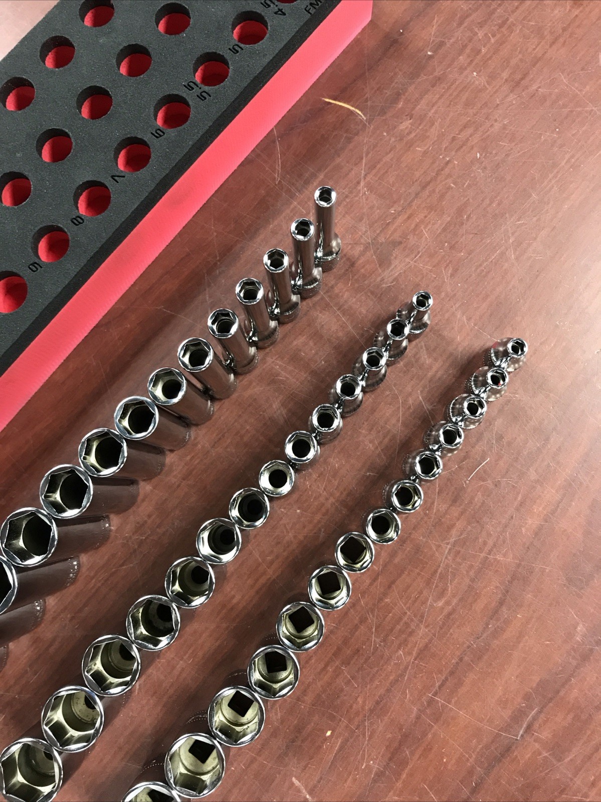 Snap-On (TMM4-STMM15) 42pc 1/4″ Drive 6pt Metric Flank Drive Deep Socket Set