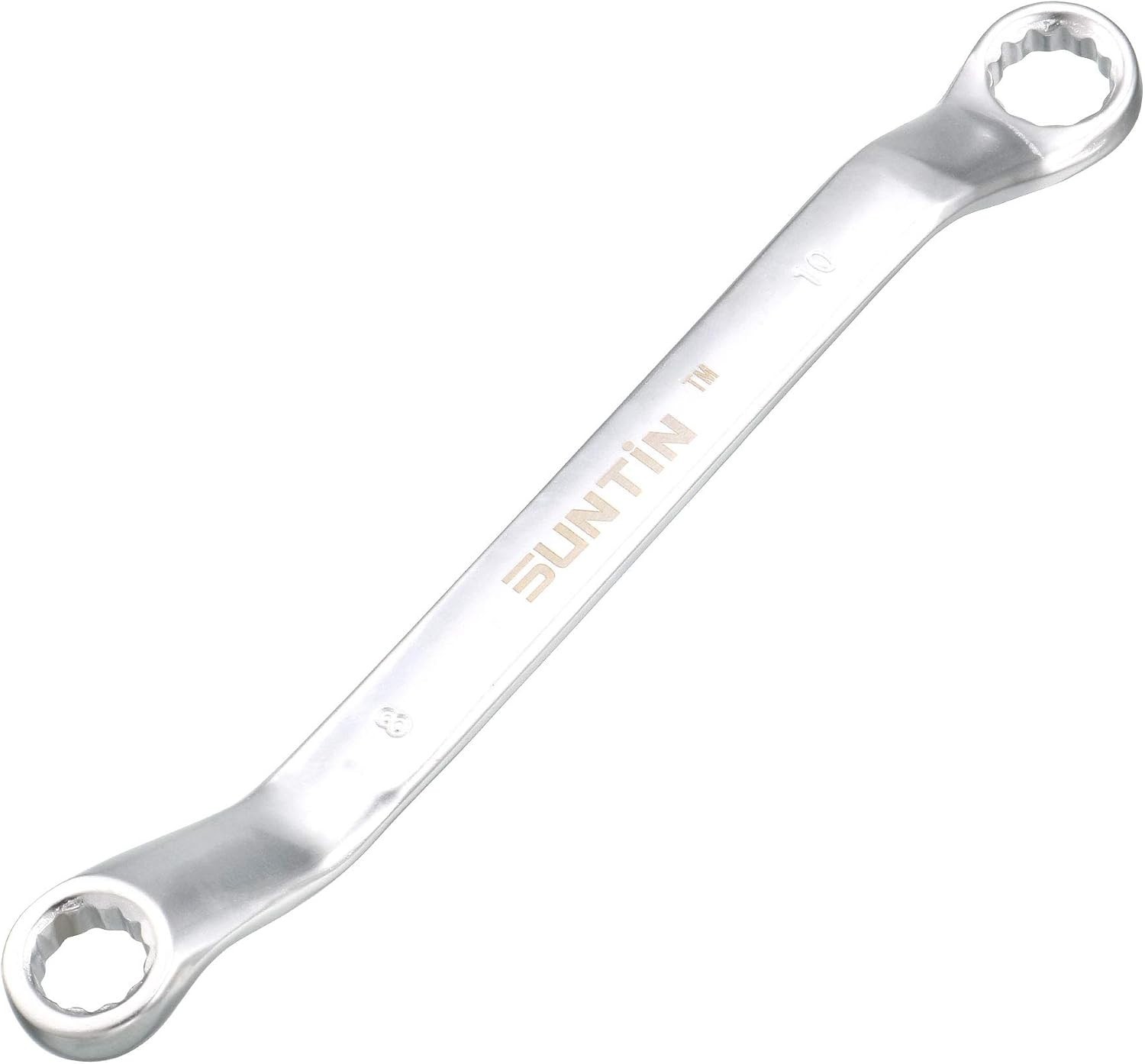 8mm x 10mm Metric 12 Point Offset Double Box End Wrench Chrome Plated, Cr-V S…