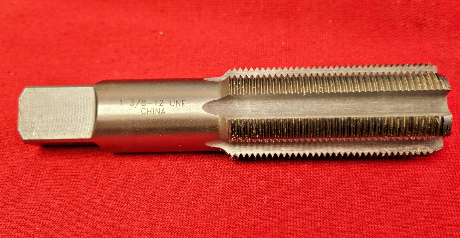 1-3/8″-12 NF Tap Alfa CSHTB70559 Carbon Steel Bottom Hand Tap 4FL US Seller