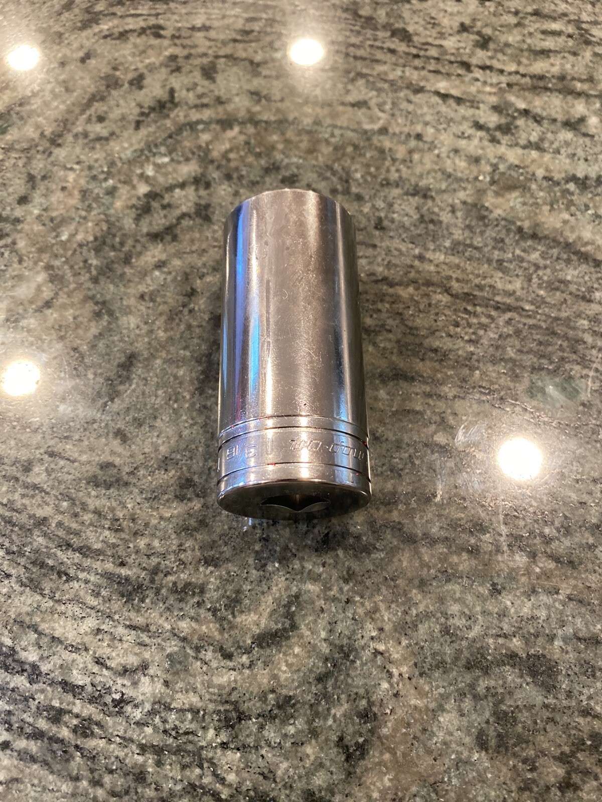 Snap-on ts381 1/2″ drive 1-3/16” sae deep 6 point chrome socket
