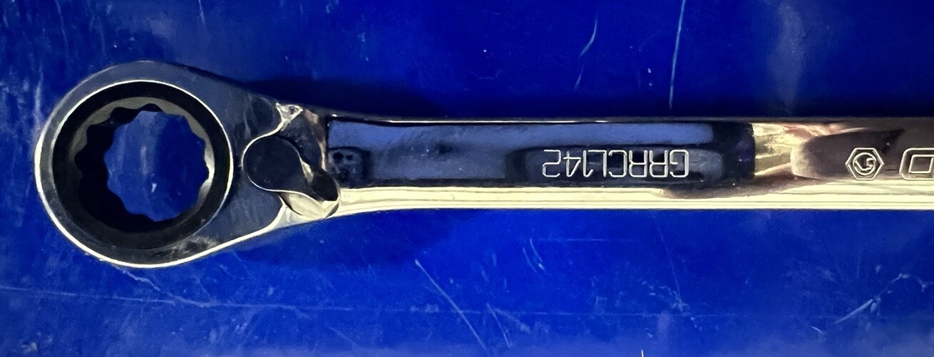 Matco Tools 7/16” Reversible Combination Ratcheting Wrench GRRC143 USA NEW