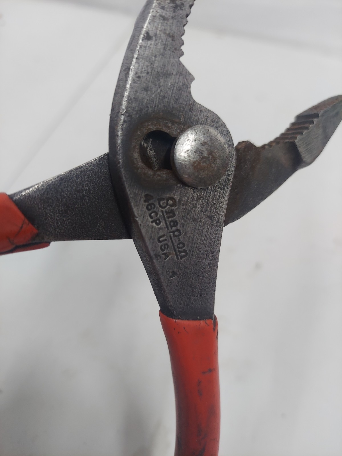 Snap-On Tools Talon Grip Combination Slip-Joint Pliers (Red) USA 46cp USA Used