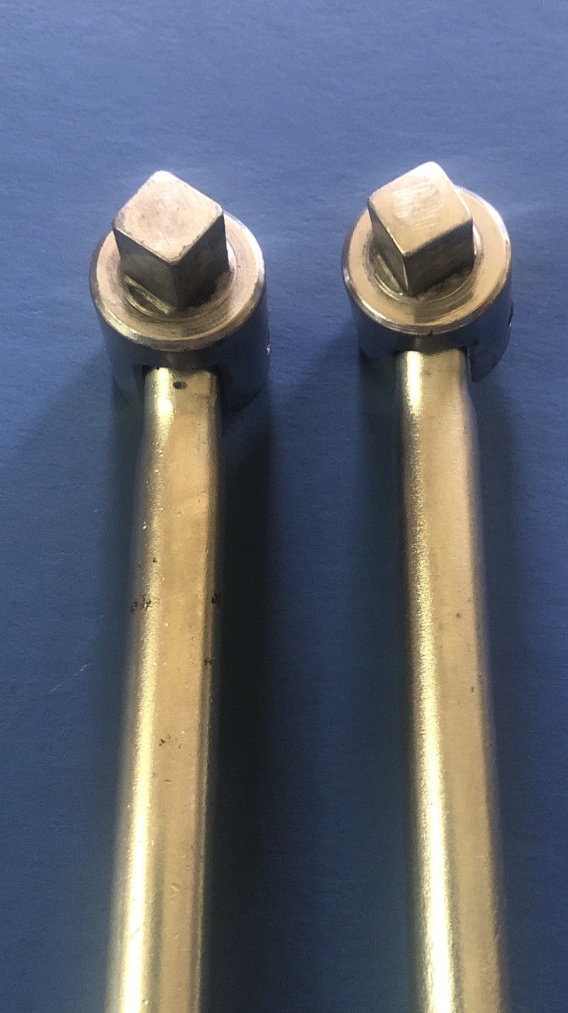 SET OF 2 VINTAGE 1/2 IN. DRIVE CORNWELL BREAKER BARS HF 318 & HF 315 MADE IN USA