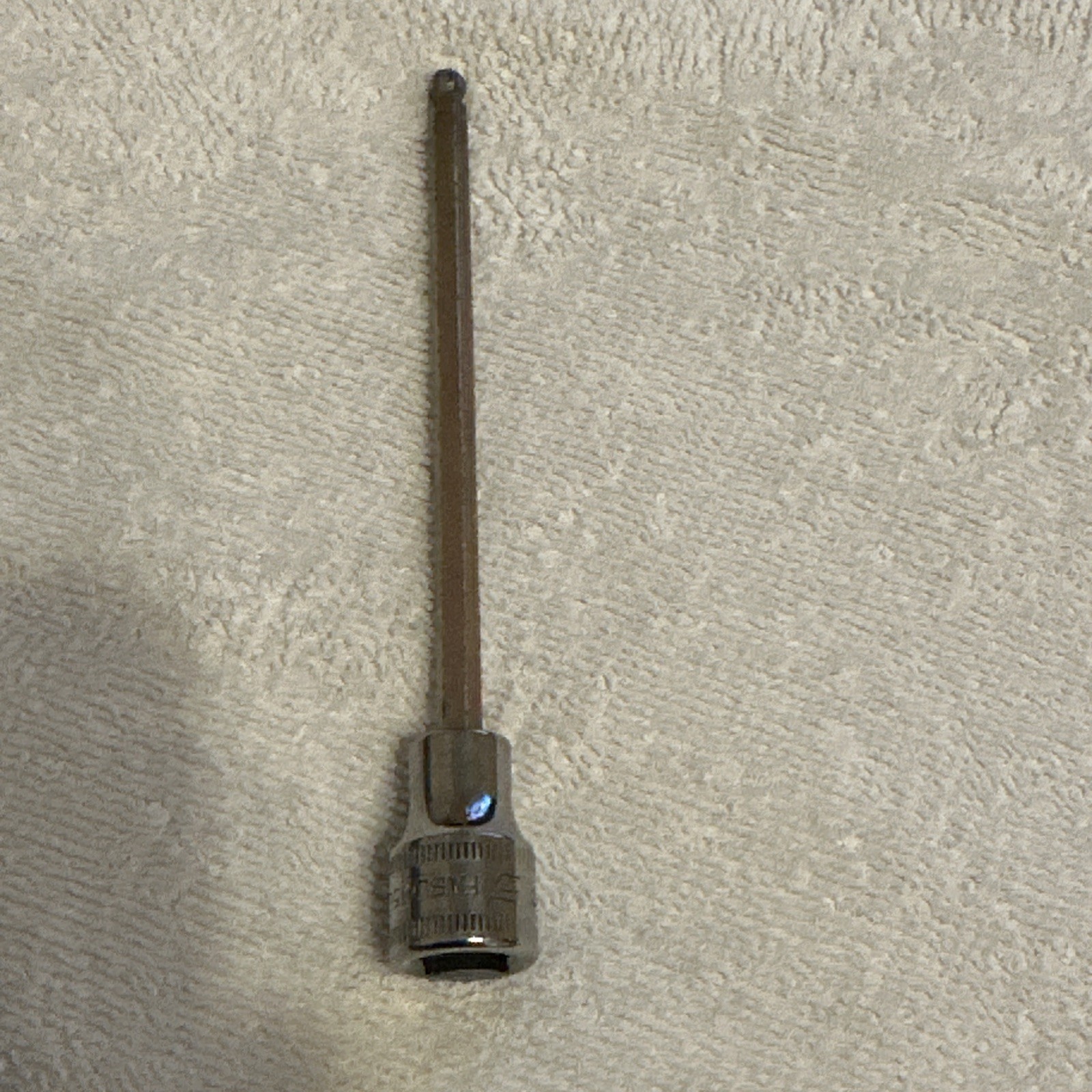 Snap-On FABLM5E 3/8″ dr 4″ LONG Metric 5mm ball end hex head / allen head socket