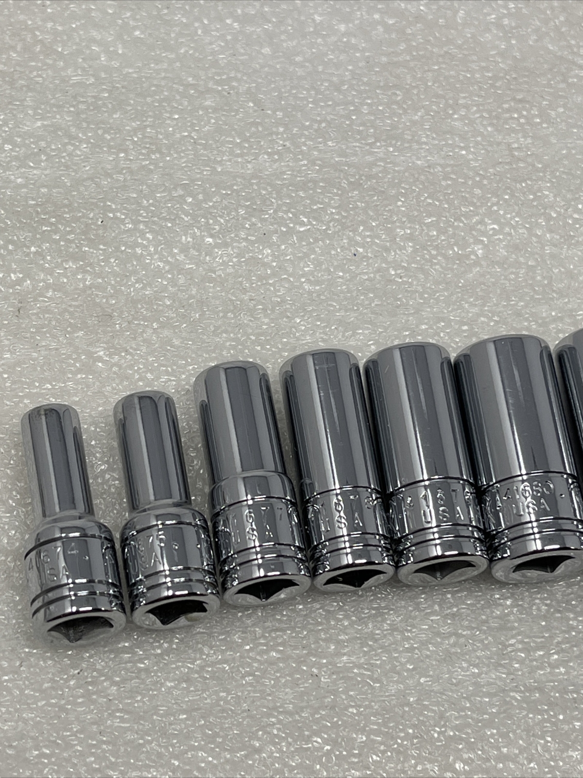 SK Tools 1/4″ Drive, 6 Point, Semi Deep Metric 11 Piece Socket Set, 5mm-15mm New