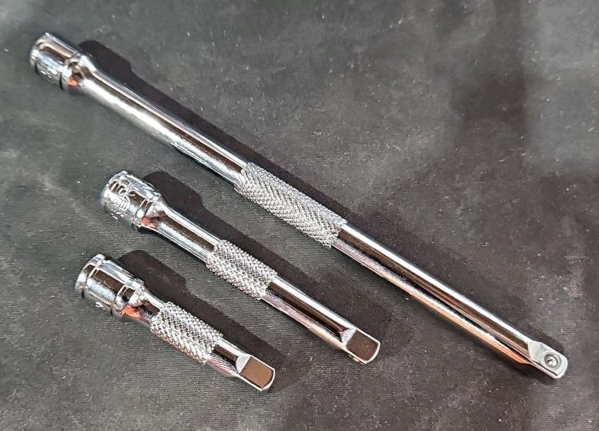 (3) Matco Tools Silver Eagle AX2KSE 2″, AX3KSE 3″, AX6KSE 6″ Drive Extensions