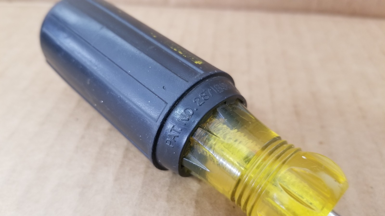 Vintage Black &Yellow Phillips Screwdriver VGC