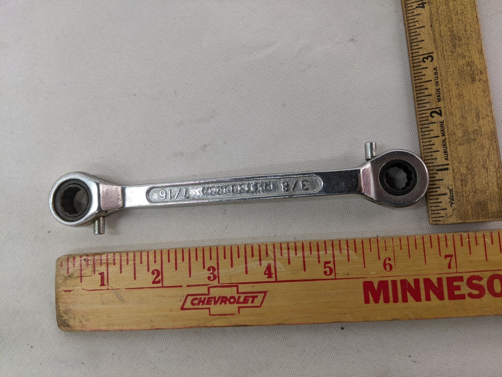 Pittsburgh SAE Reversible Offset Ratchet Wrench Set 3/8″ to 1-1/8″ Set of 5 TF
