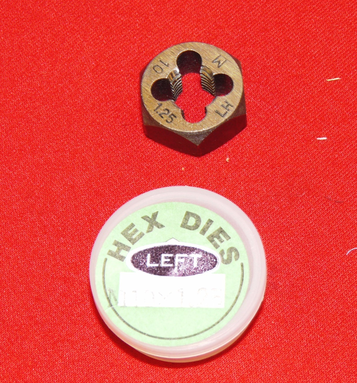 M10 X 1.25 10MM LEFT HAND x .75″ Hex Rethread Die Alfa MHD70761L CS LH Metric