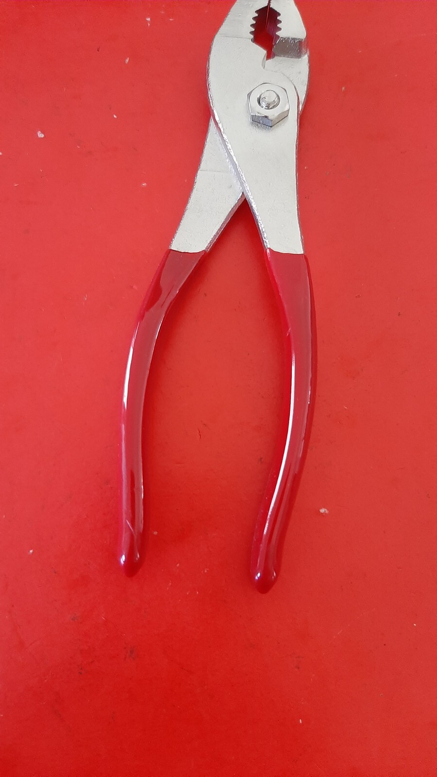 NOS Fuller 6.5″ Slip Joint Pliers Made in Japan Red Handle New old stock