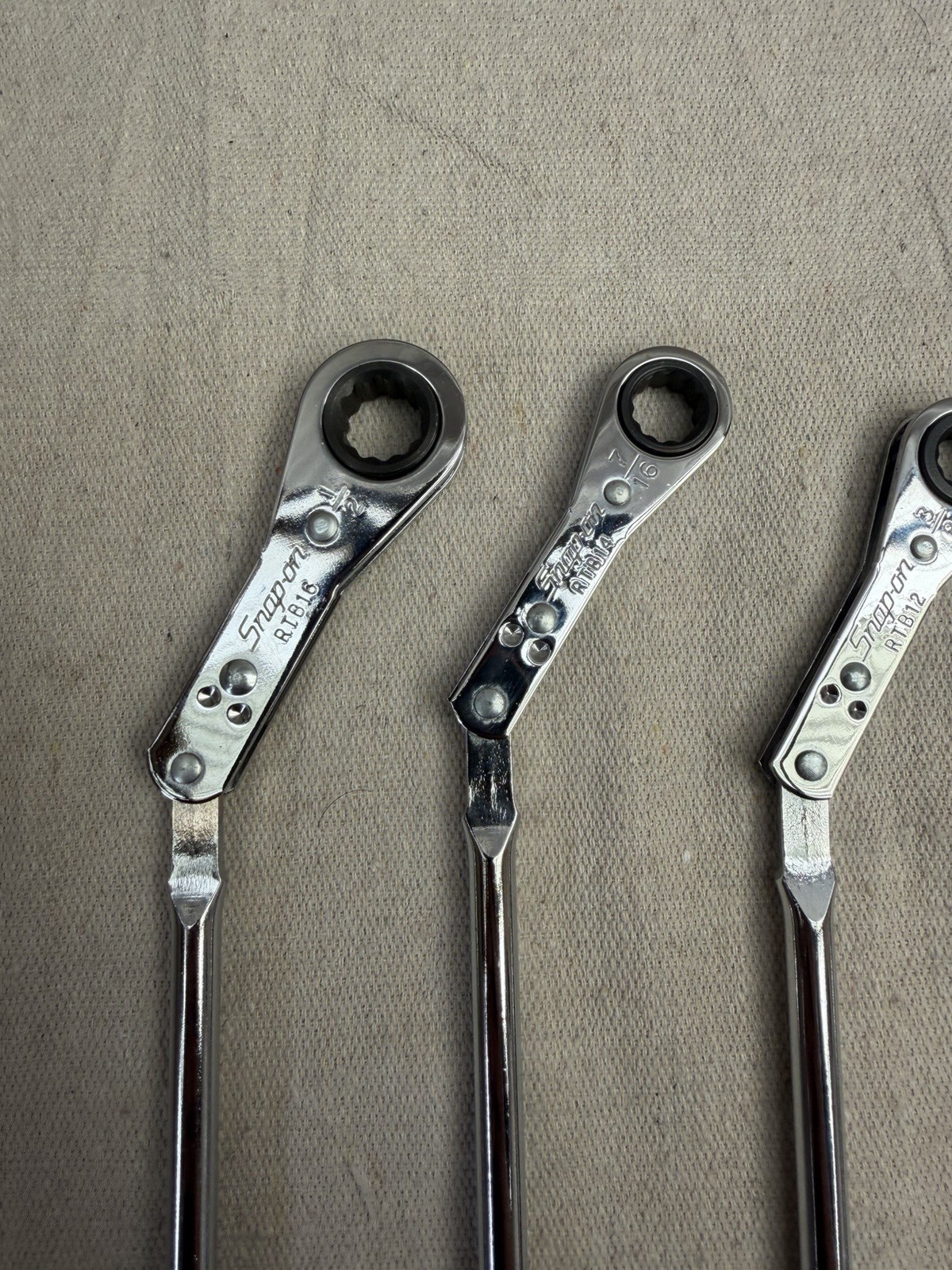 Snap-On Ratcheting T Handle Nut Driver 5pc Set RTB8 RTB10 RTB12 RTB14 RTB16 USA