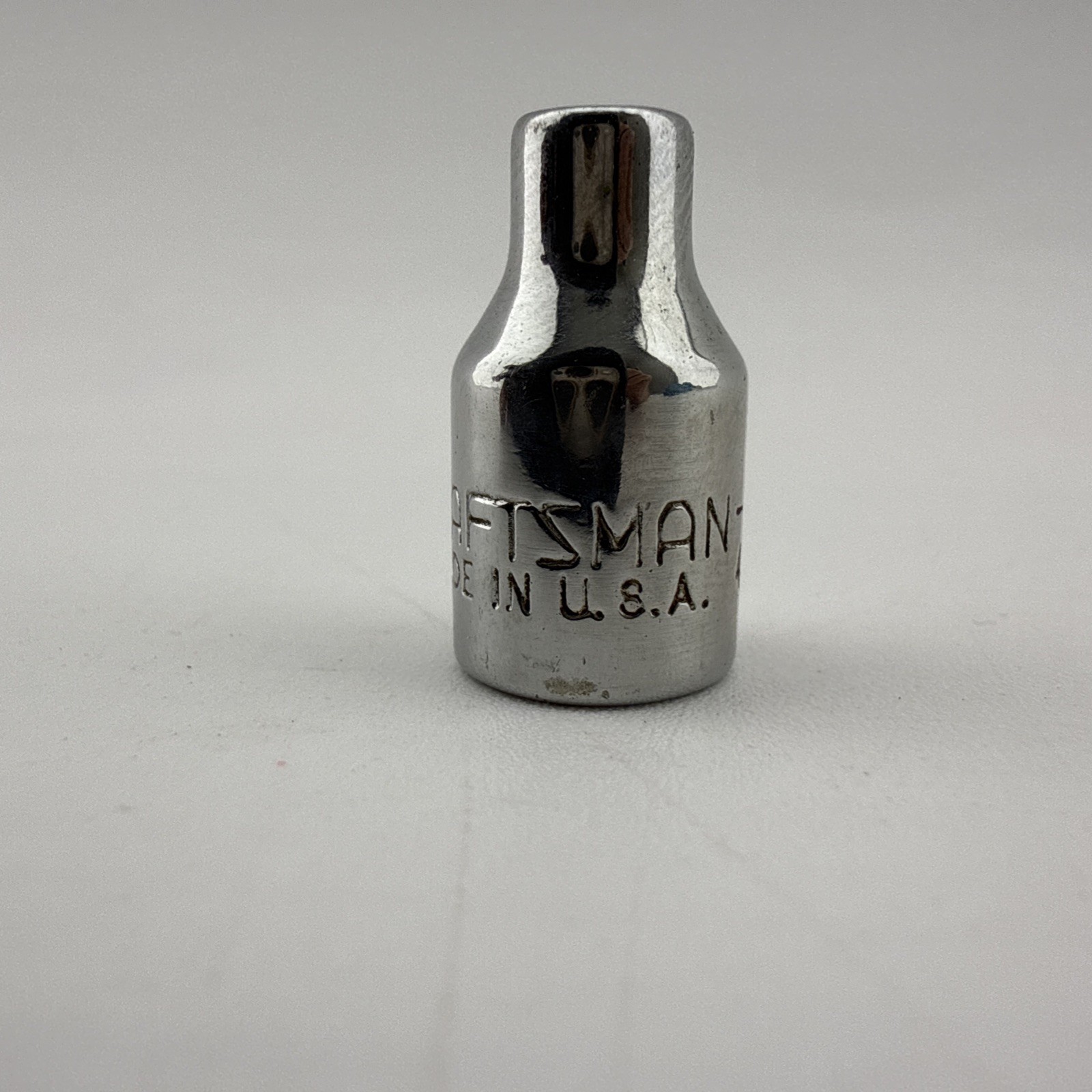 Vintage Craftsman EE-43505 1/4″ Drive 4mm 6 Point Shallow Socket USA