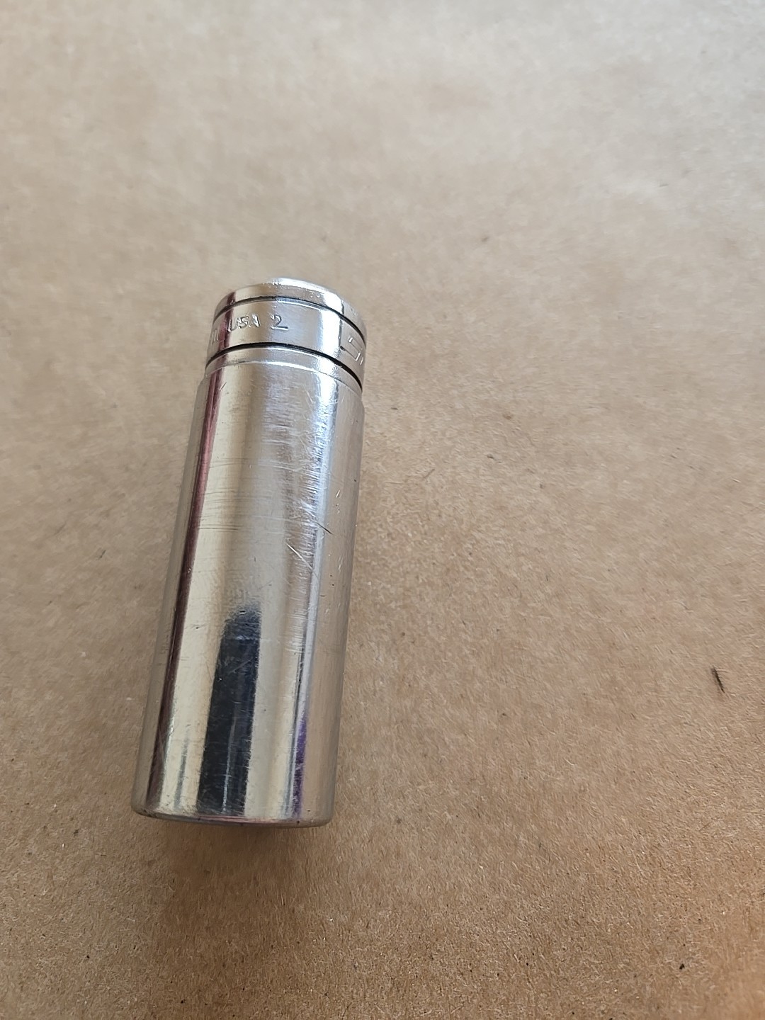 Snap On 3/8″ Drive 5/8″ 6PT SAE Deep Chrome Socket USA SFS201