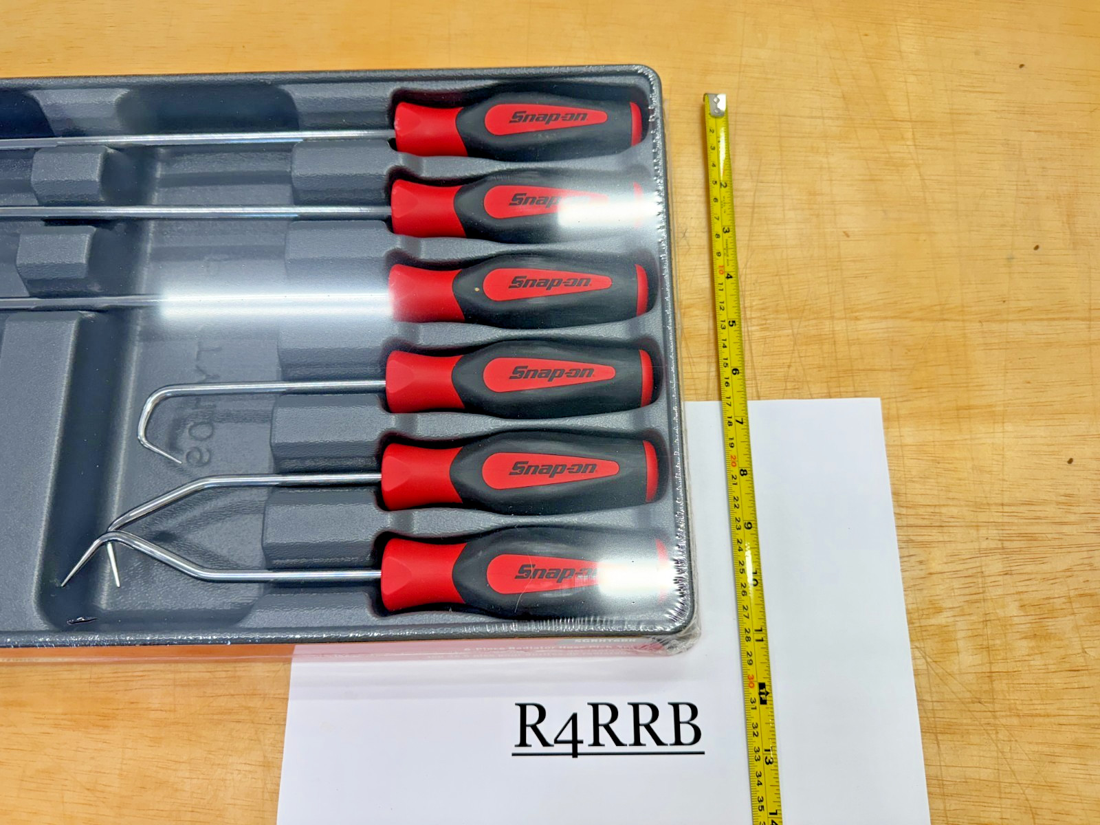Snap-on Tools USA RED 6PC Soft Grip Radiator Hose Pick Set SGRHT6BR NEW SEALED