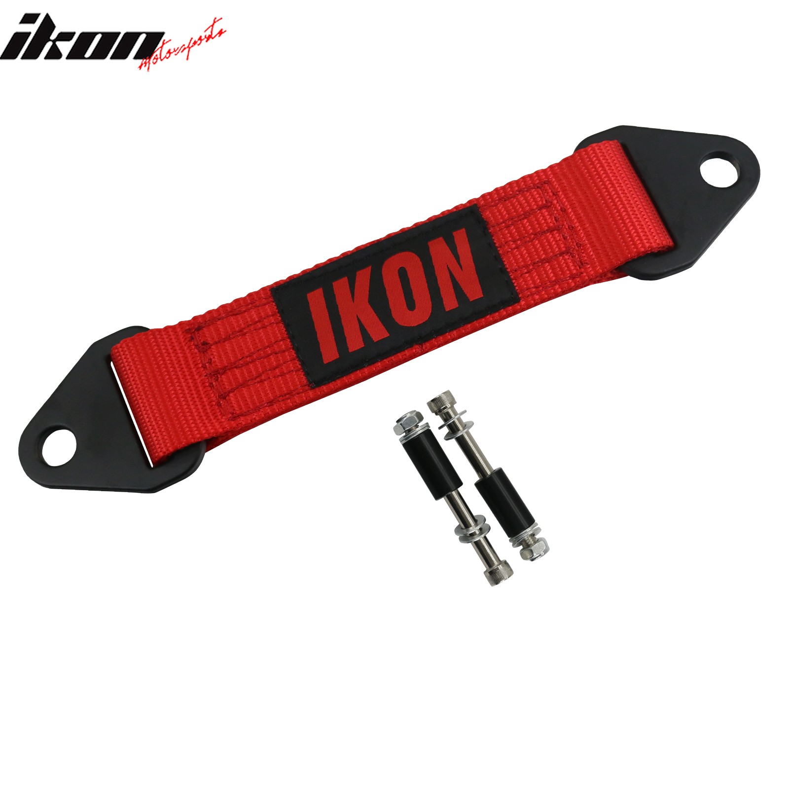 10″ Red 10000lbs Racing Limit Straps Shock Suspension Travel 4 Layers Webbing