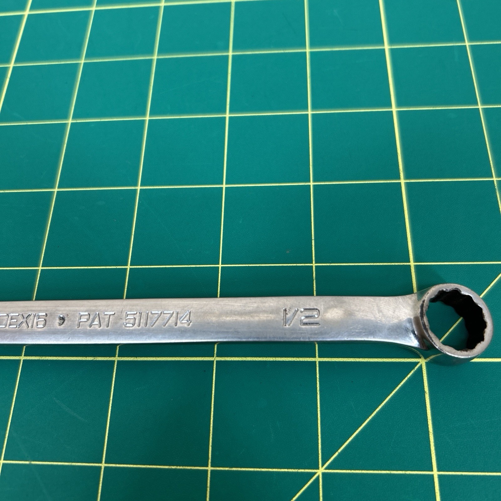 Snap On 1/2″ SAE 12-Point Drive Combination Wrench # SOEX16 MADE IN USA