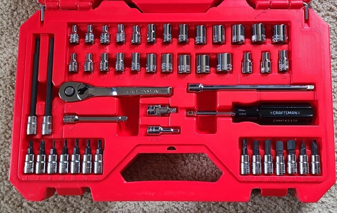 Craftsman 48 pc Sae/metric 1/4 Drive New Lifetime Warranty