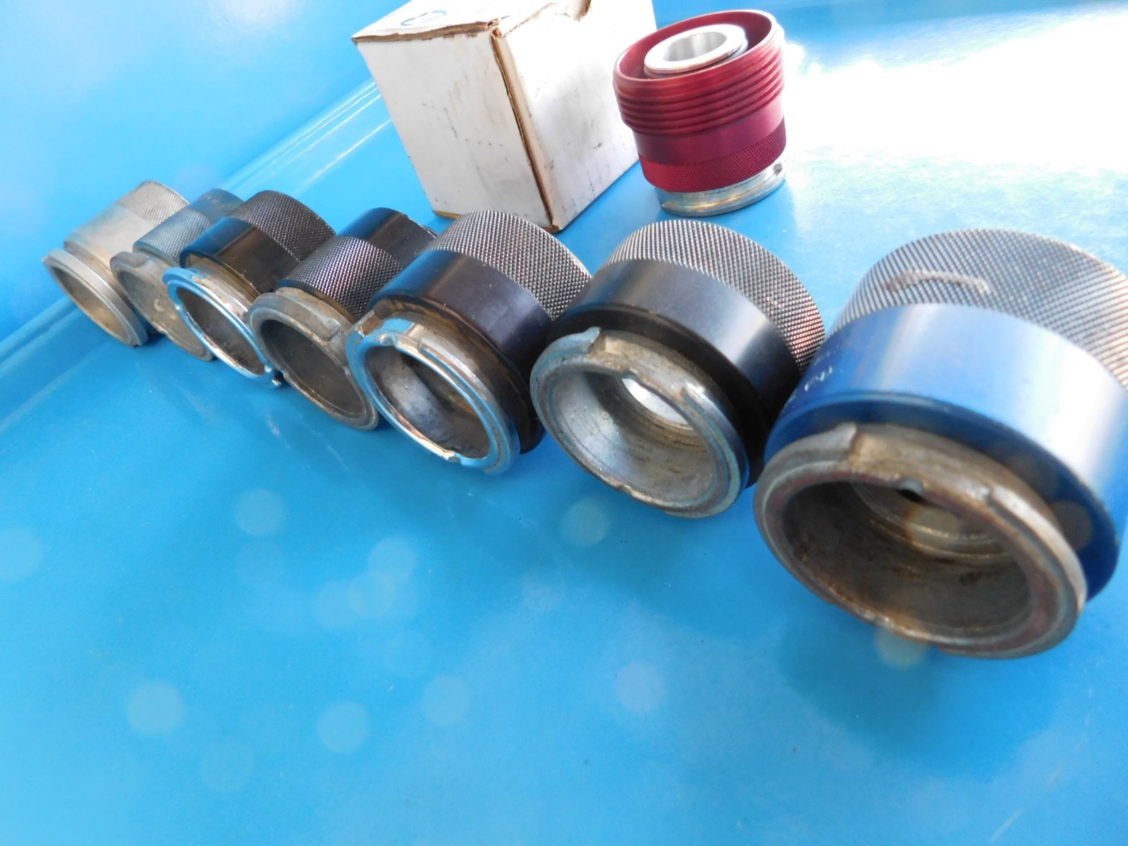 USED, AST RADIATOR PRESSURE ADAPTOR LOT OF » 8 » TOTAL