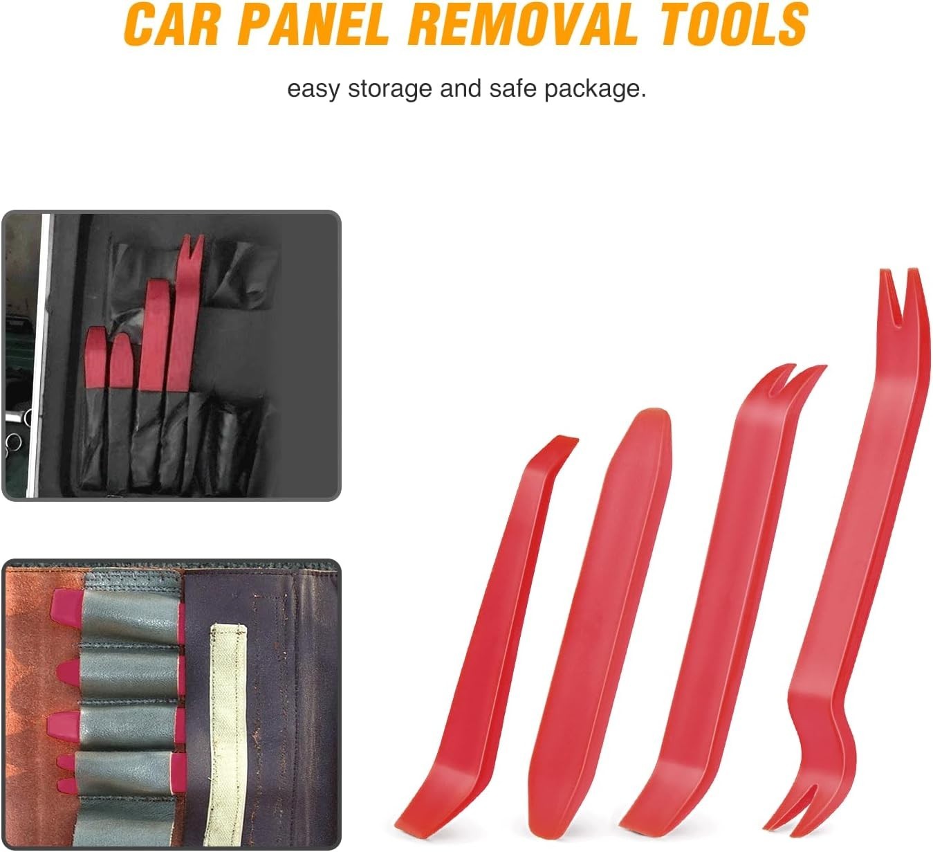 Ergonomic 4PCS Auto Trim Removal Tool Kit – Safe Installation Solution