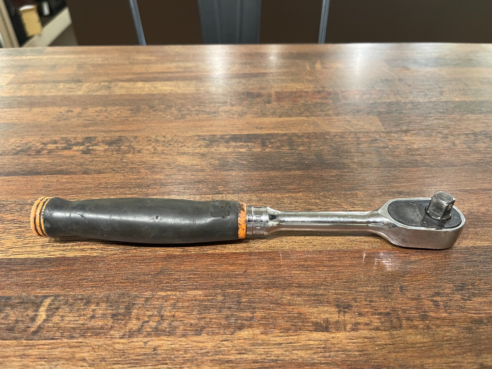 SNAP-ON FH936A 3/8″ RACHET BLACK & ORANGE HANDLE Ships Free 1010