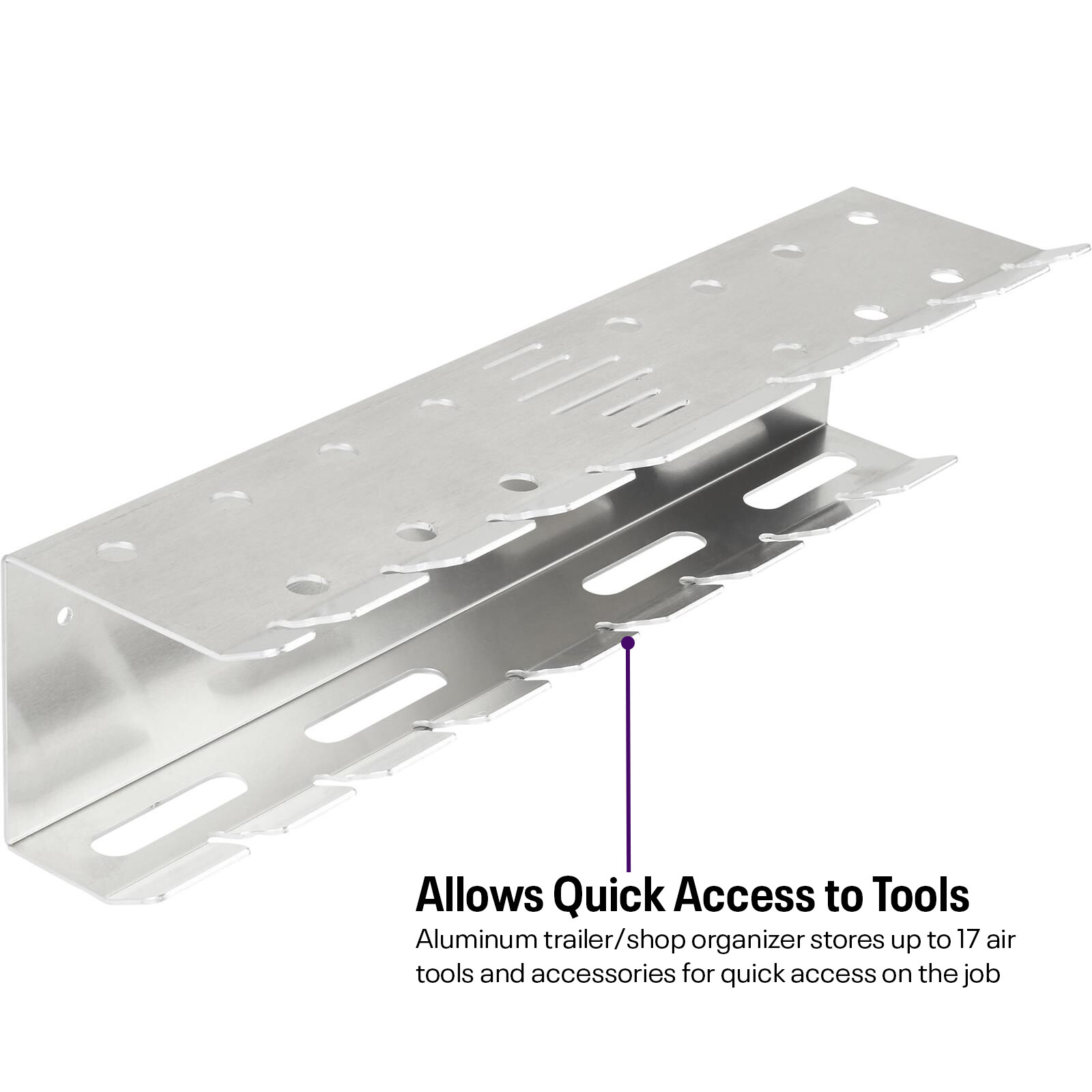 Aluminum Air Tool Holder Rack
