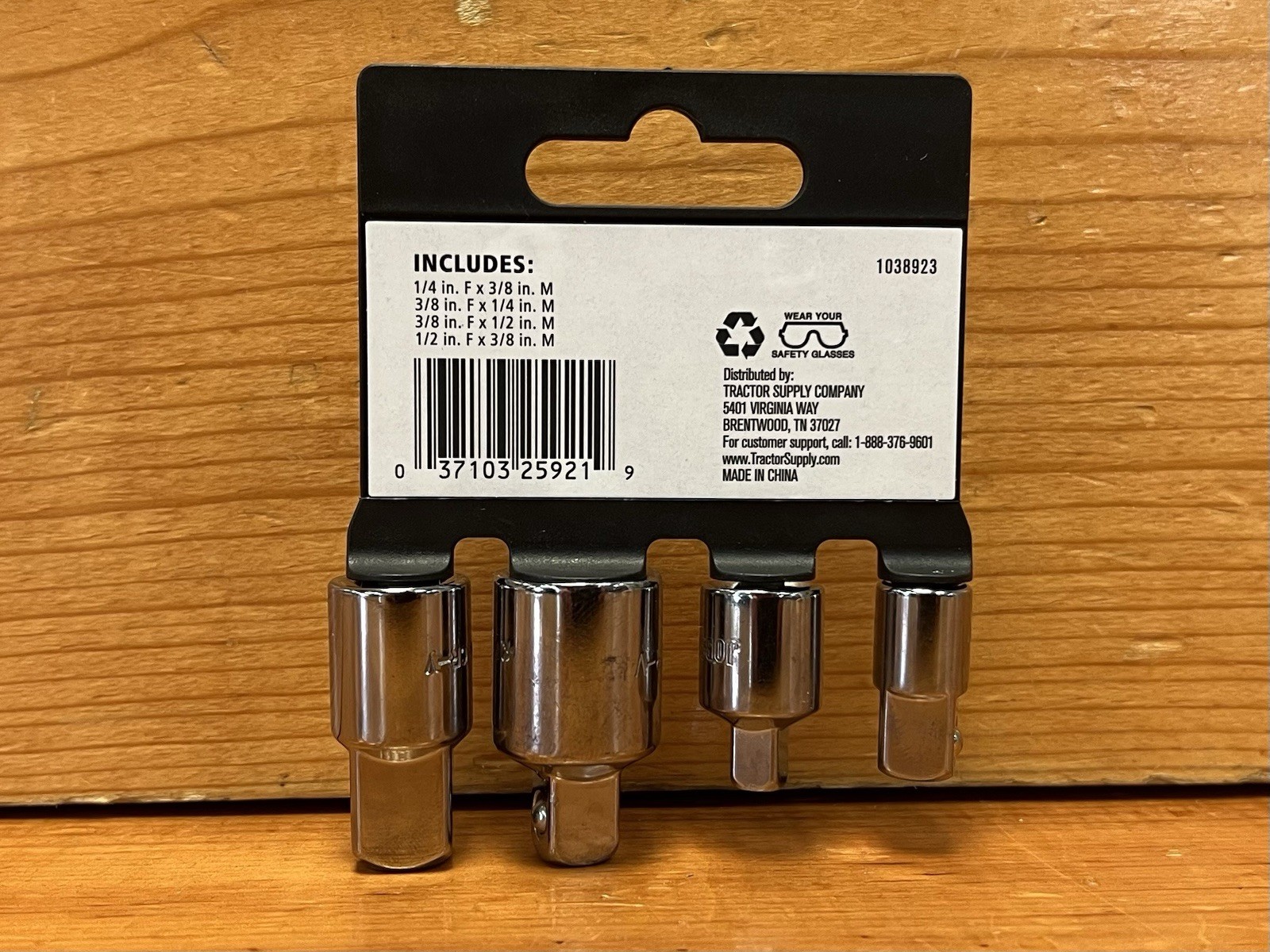 JOBSMART 4 Piece Adapter Set 1038923