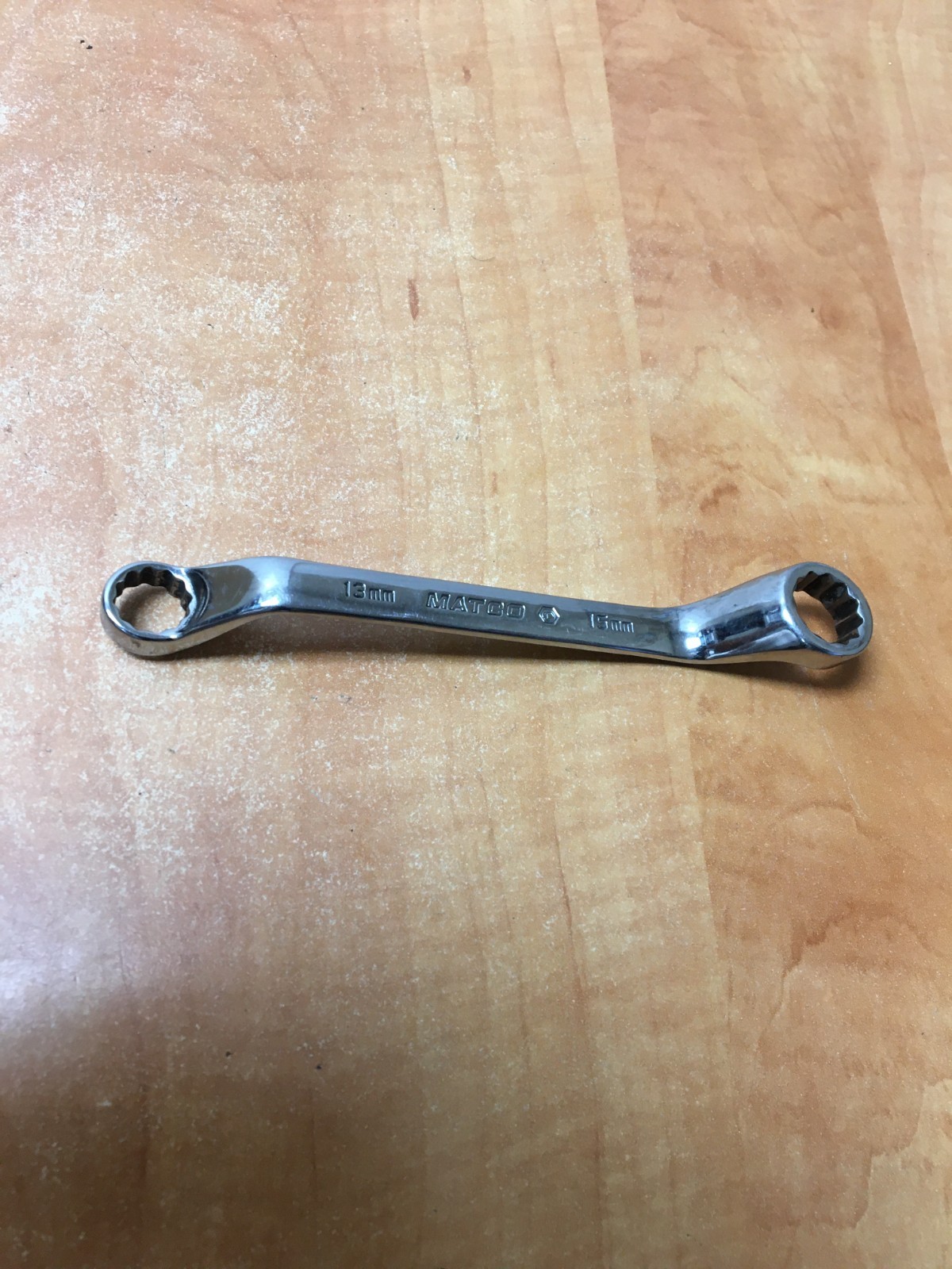 MATCO 13mm x 15mm 12PT OFFSET BOX ENDED WRENCH METRIC