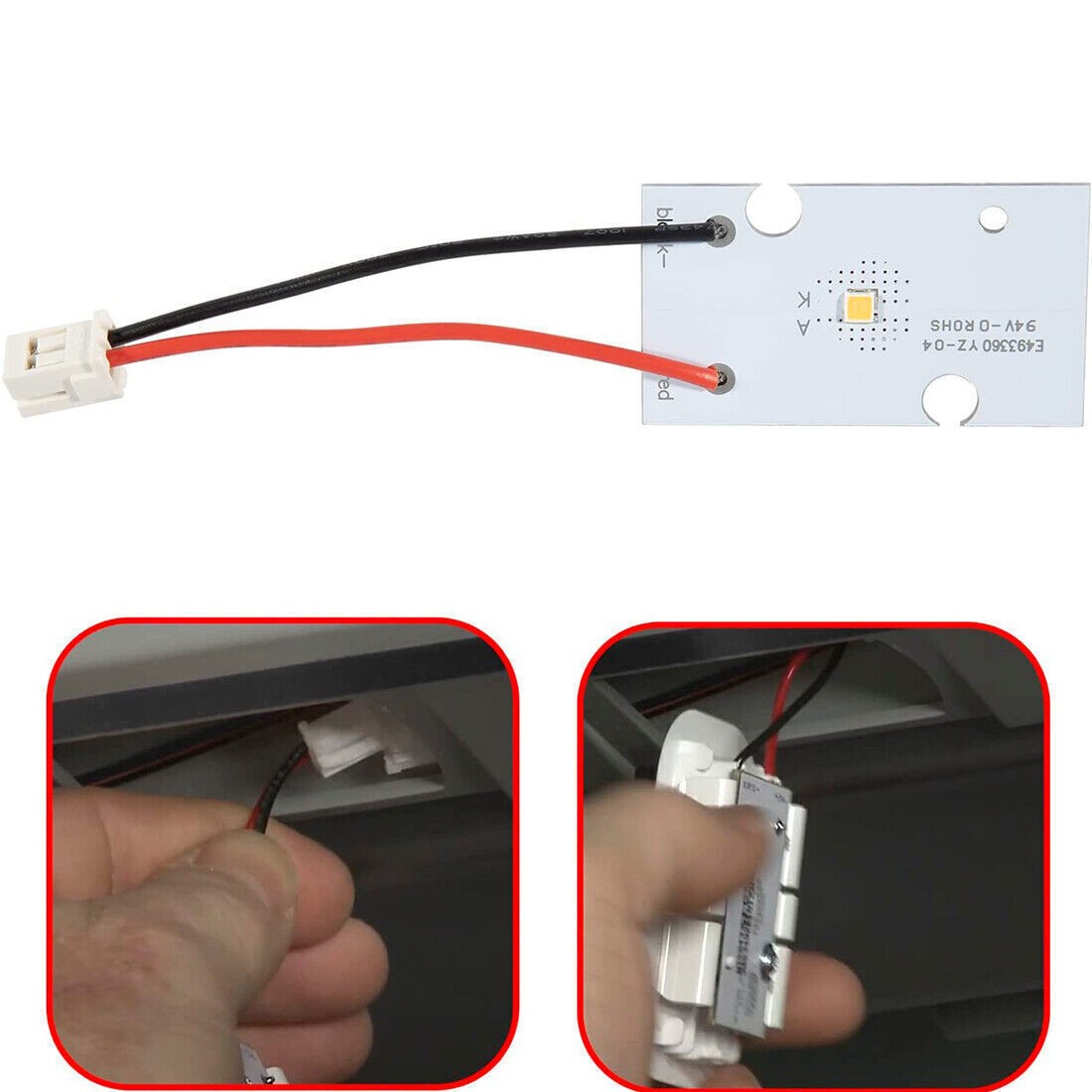 W10843353 Fridge LED Light Board Module Refrigerator Panel for KitchenAid Maytag