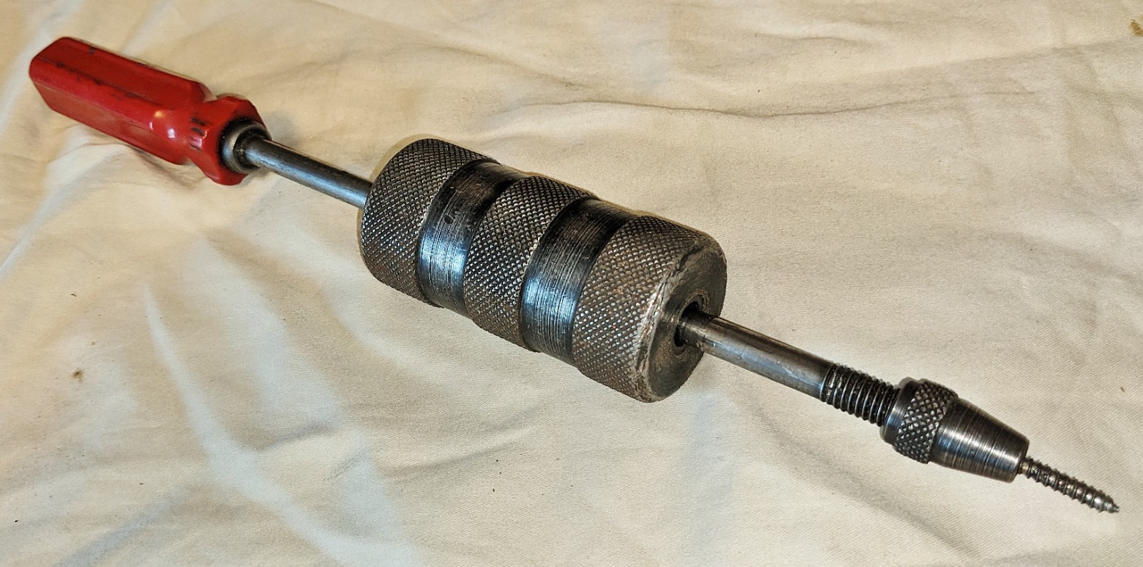SET OF 3 SLIDE HAMMERS BEARING PULLERS ONE OWNER 25″ 15″ 12-1/2″ SLIDE HAMMERS