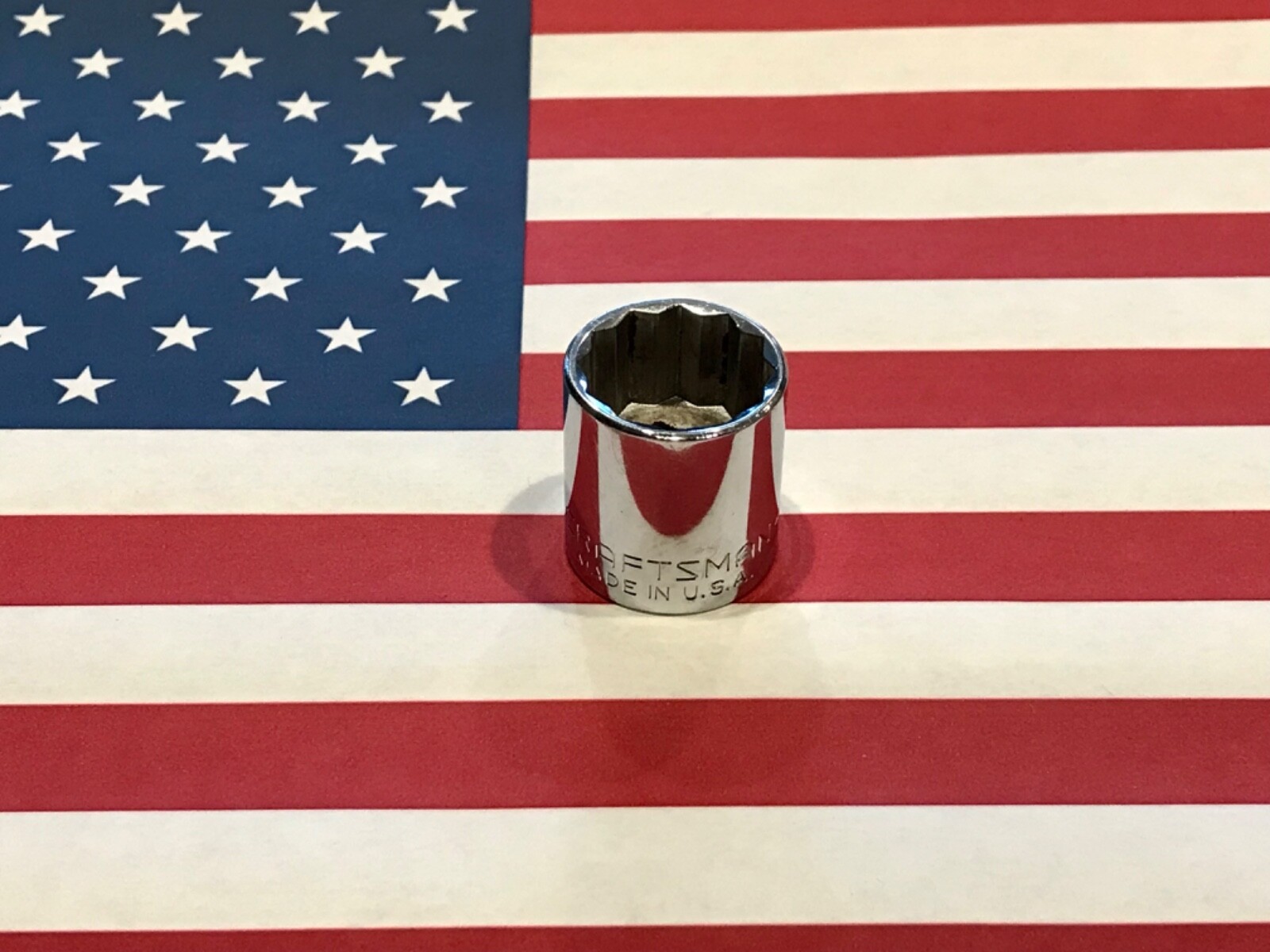 Vintage Craftsman SAE 11/16” Socket, -G-, 3/8 Drive, 12pt  44336 – USA 🇺🇸
