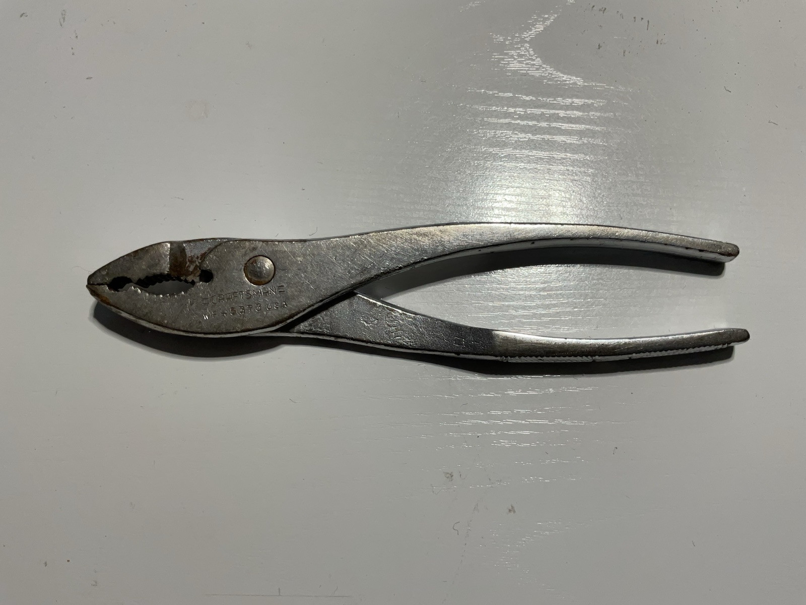 Vintage Craftsmen WF 43373 USA Double Bite 8” Slip Joint Pliers
