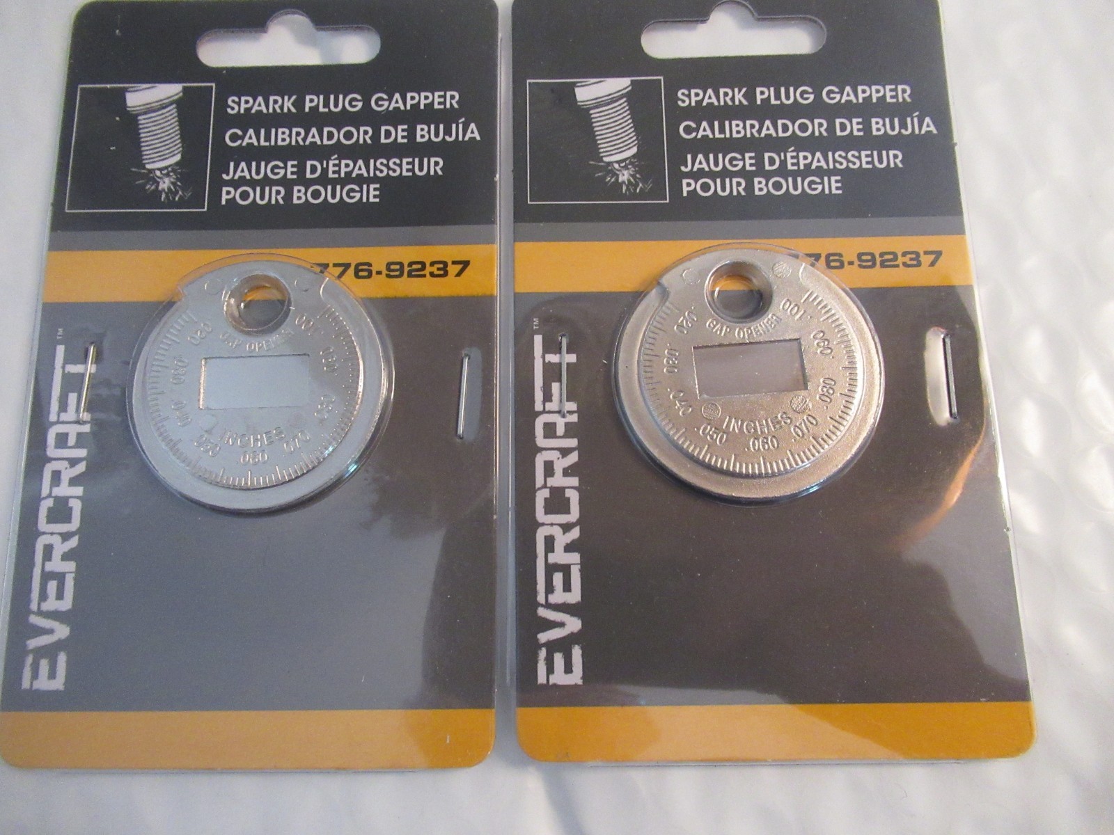 (2) Spark Plug Gapper Service Tools NIP Evercraft Free US Shipping
