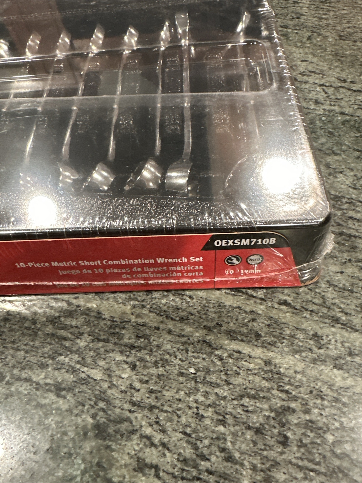 Snap-On combo short wrench set deal oexm710b, oex709b 5/16-3/4, 10-19mm sealed