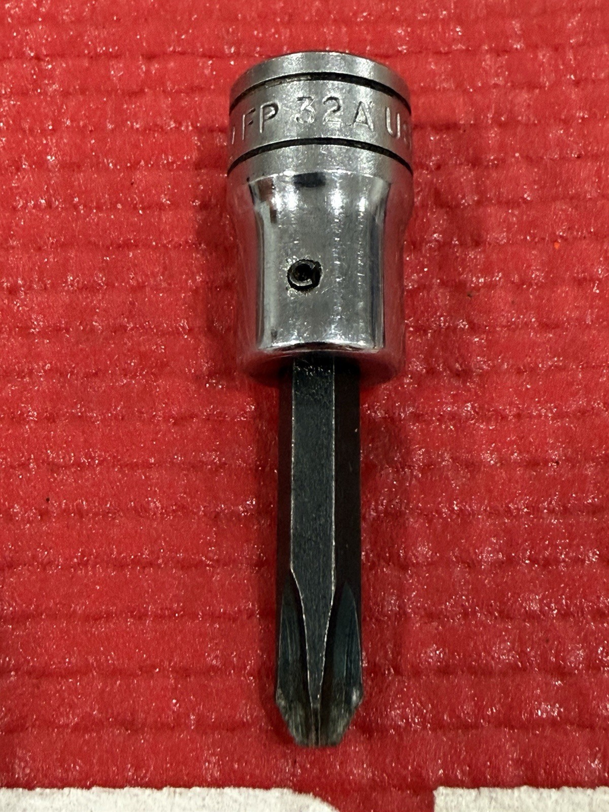 Snap On, 3/8” Drive, #3 Phillips Socket Drive Screwdriver FP32A, USA Made #a