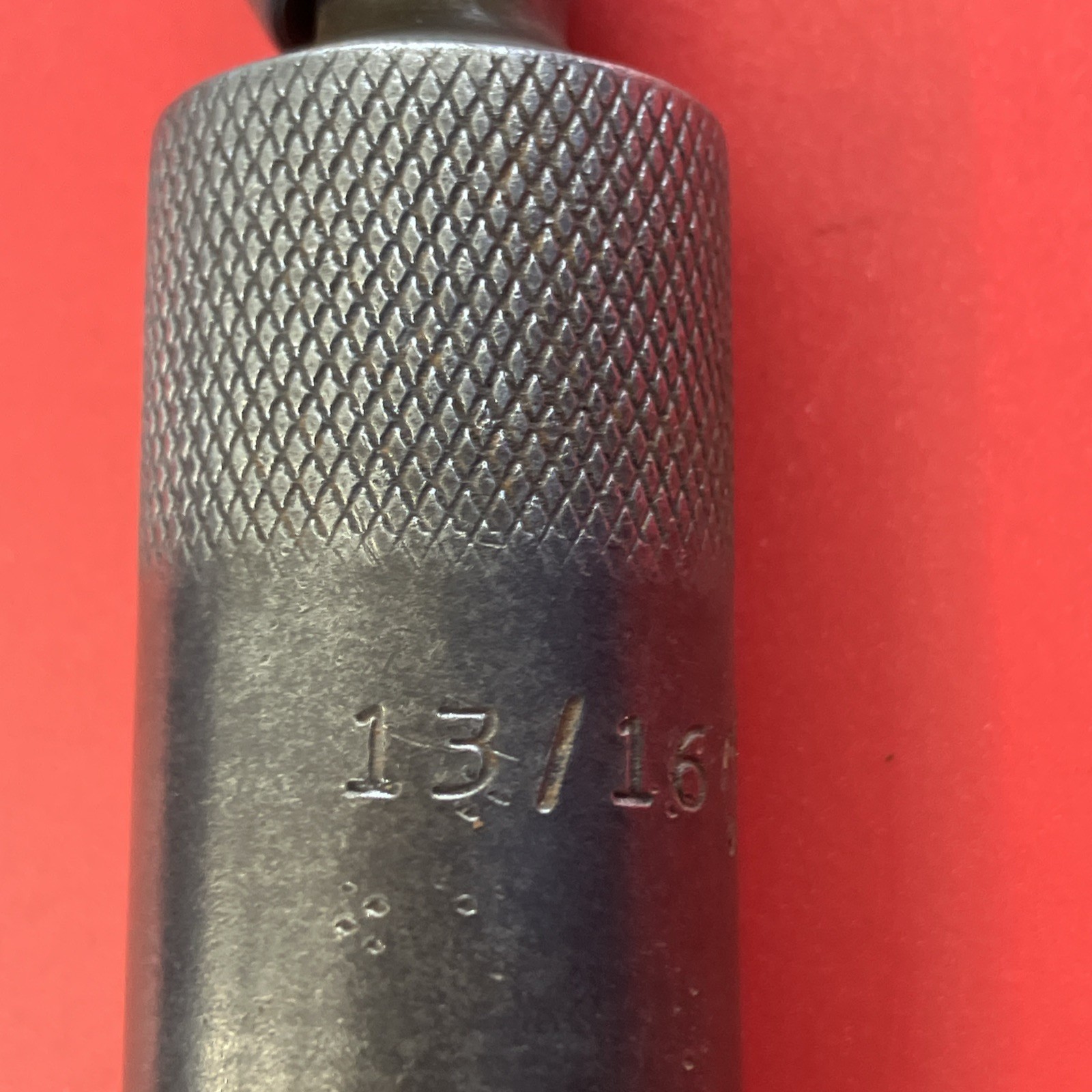 Mac Impact Spark Plug Swivel Socket XUP266DP 3/8 Drive 6pt 13/16 Inch Vtg USA