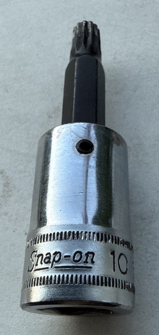 Snap-On STSM10B 10mm METRIC Triple Square Bit Socket Driver 1/2″ Drive