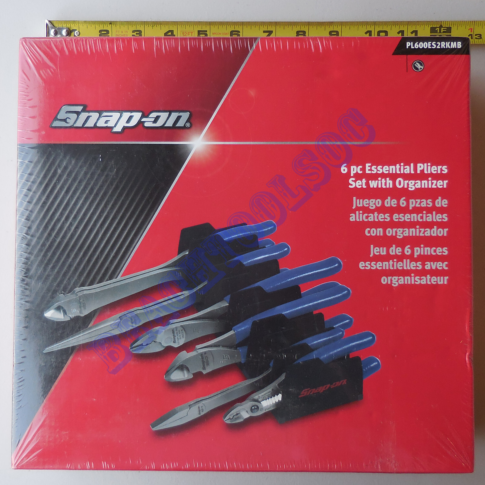 New Snap On Blue Essential Pliers 6 Pcs Set & Black Organizer – PL600ES2RKMB