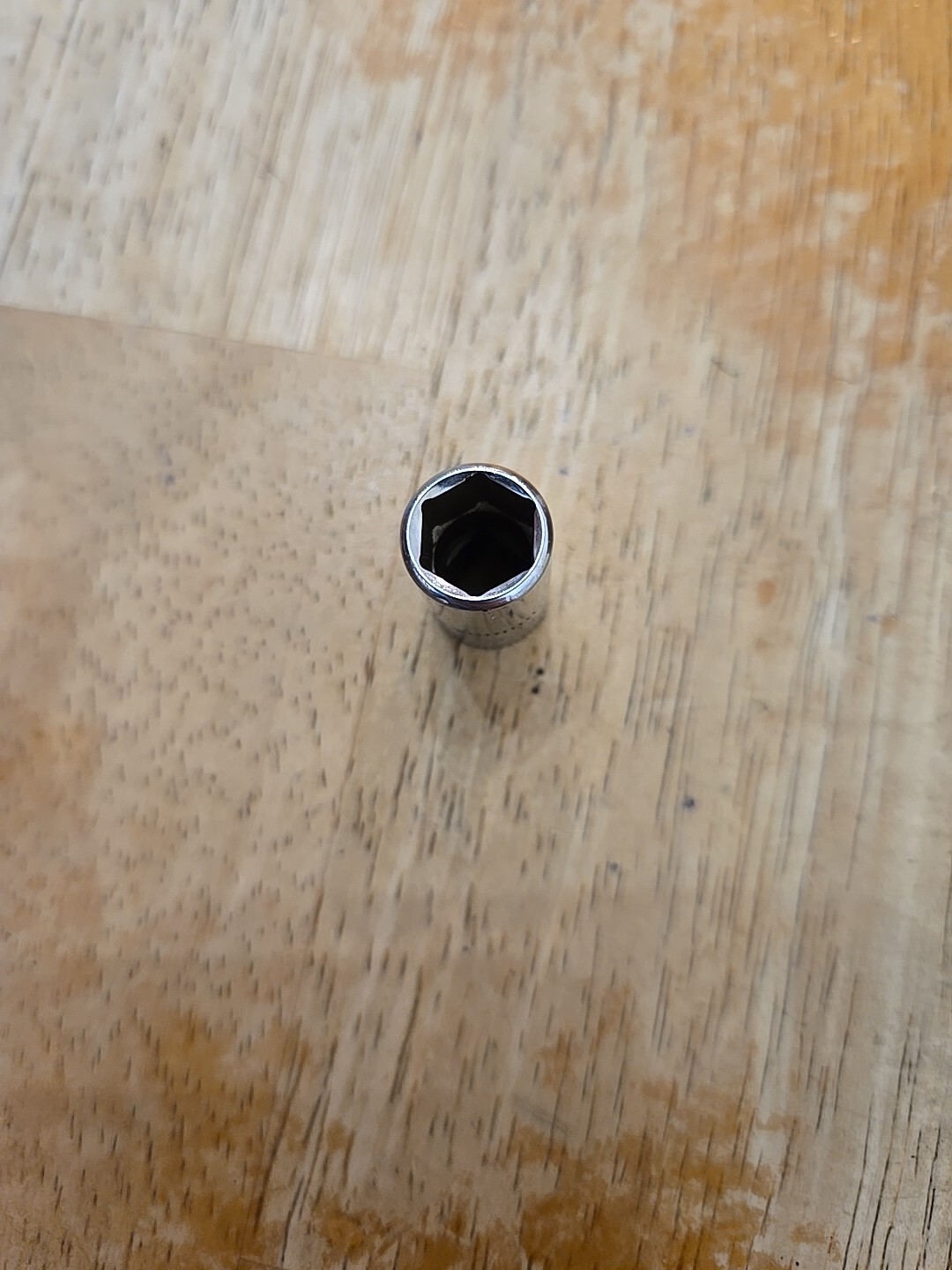 Snap On 1/4″ Drive 9MM 6PT Shallow Chrome Socket TMM9