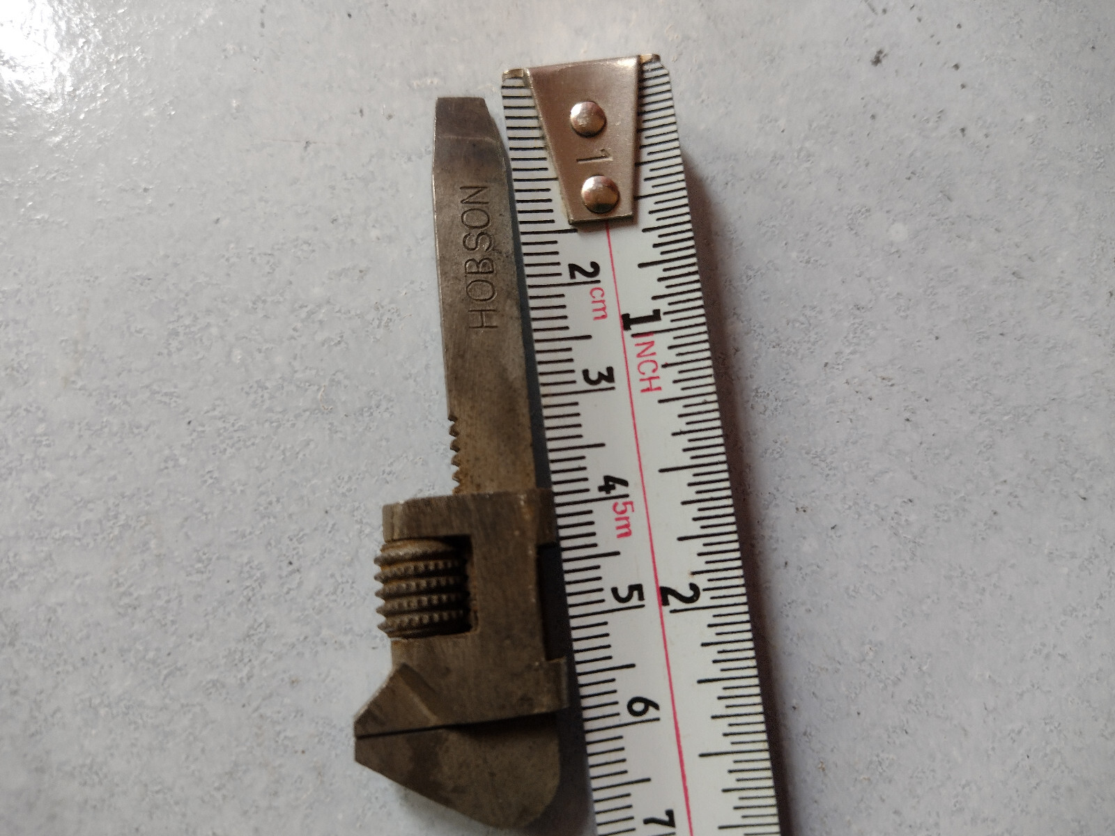 HOBSON miniature Adjustable Wrench – Approx. 68MM longWrench