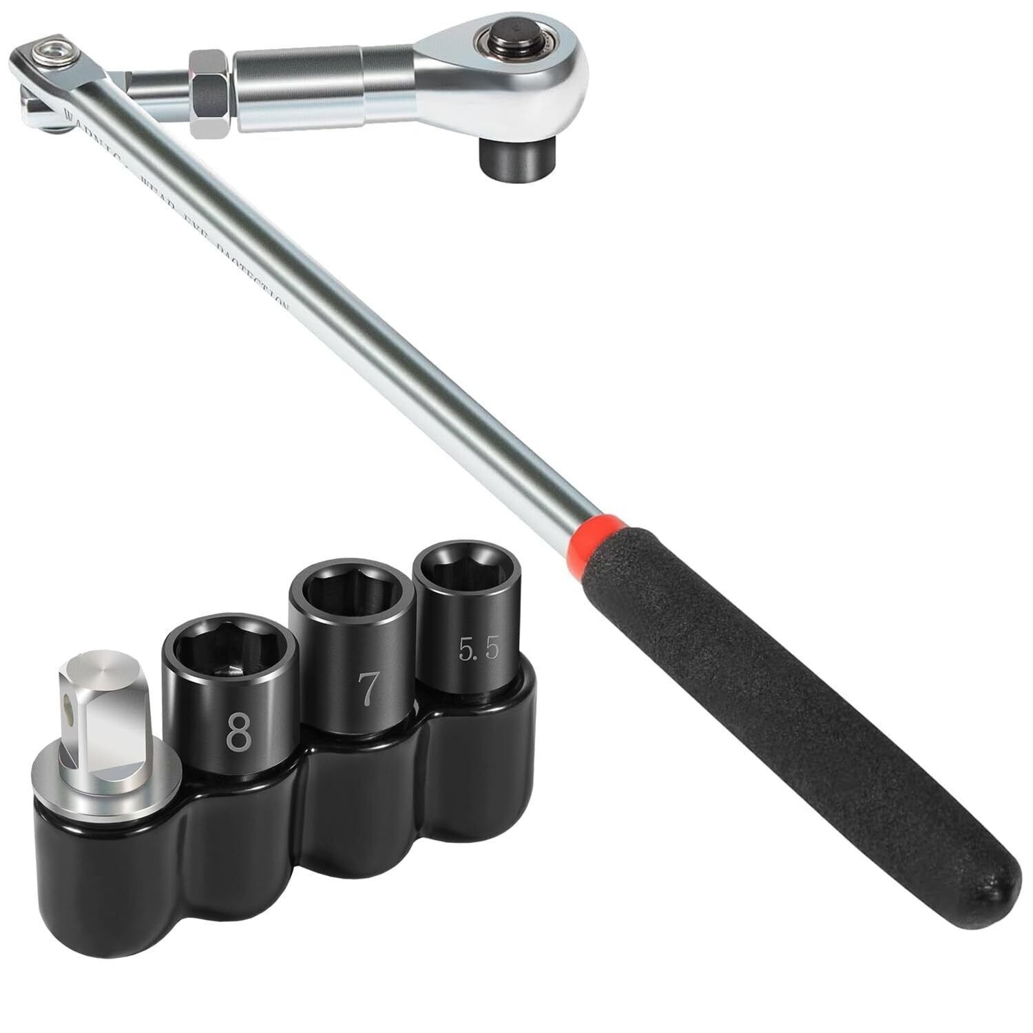 64180 Actuator Motor Ratchet Wrench Set 5.5mm 7mm 8mm Socket For Lisle Tool