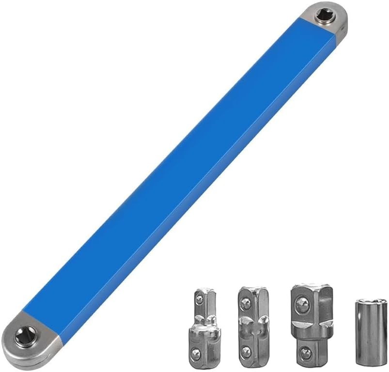 Universal Offset Extension Wrench – 15.4″ Ratchet Socket Tool for Tight Spaces