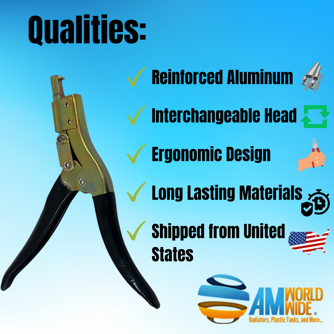 Opening Header Pliers for Car and Truck Radiator Tabs – Aluminum Radiator Repair