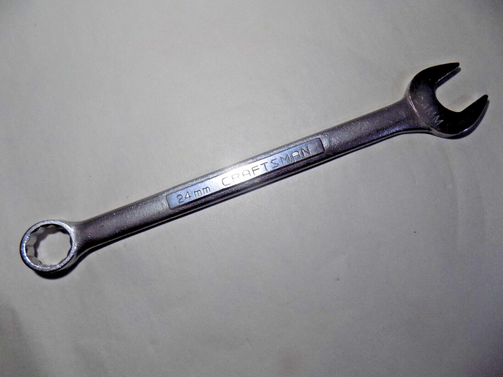 USA Craftsman 42923 -VV- 24MM Combo Wrench-Etching Removed